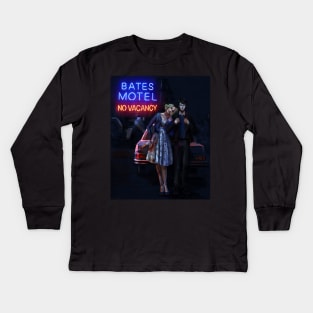 Bates Motel Kids Long Sleeve T-Shirt